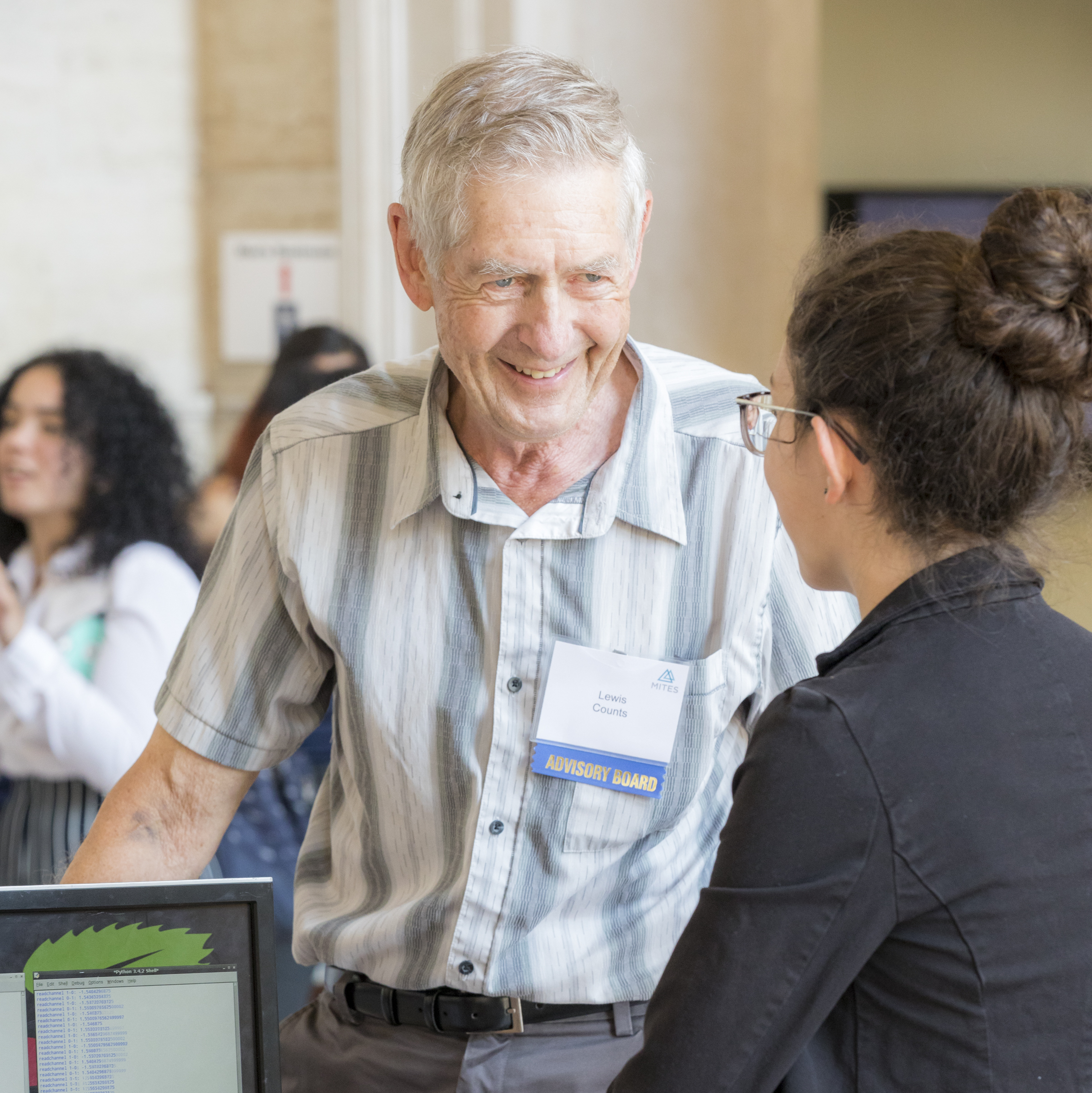 MITES donor and advisory board member Lew Counts