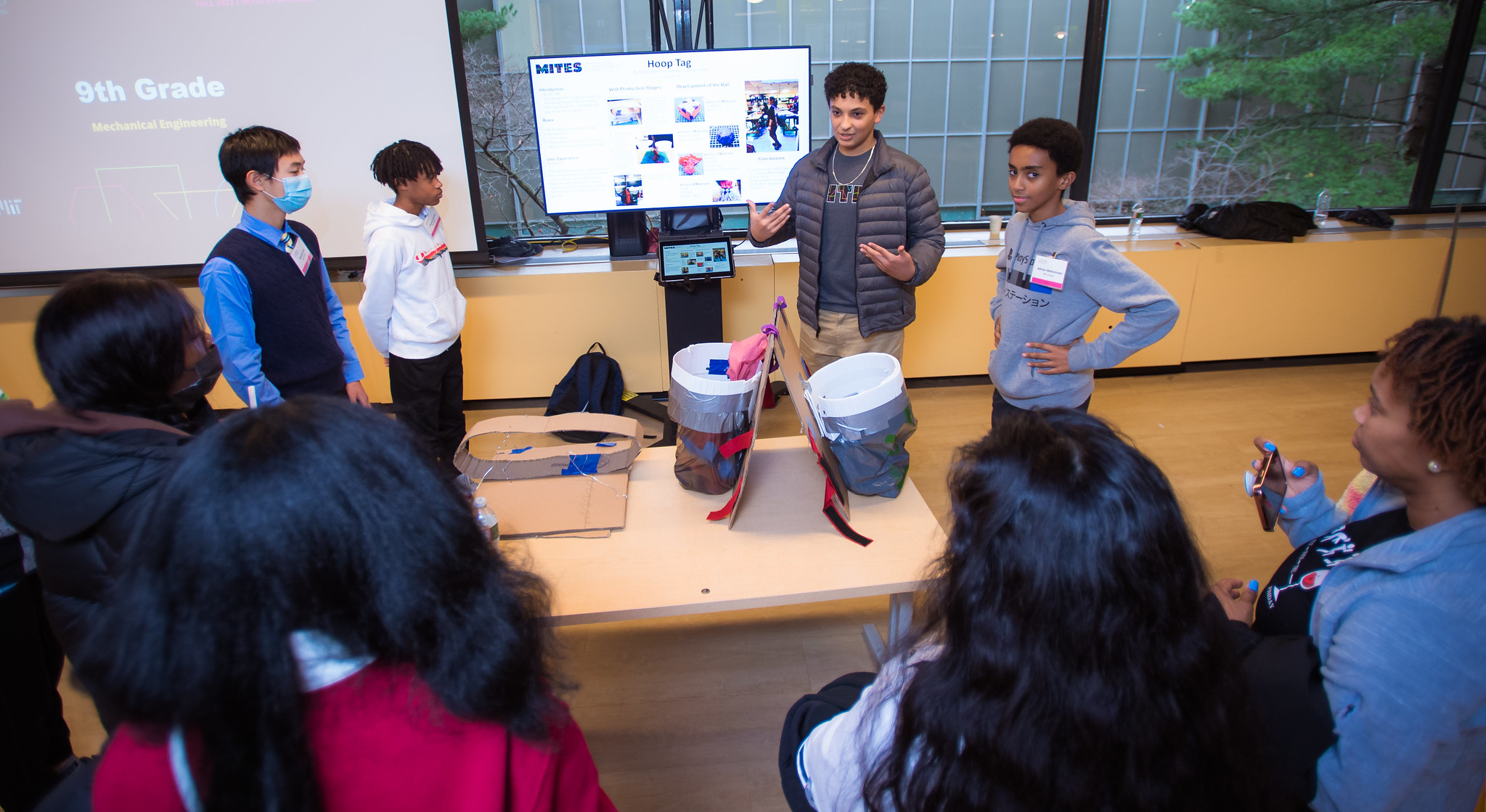 MITES Saturdays students present final projects in Mechanical Engineering